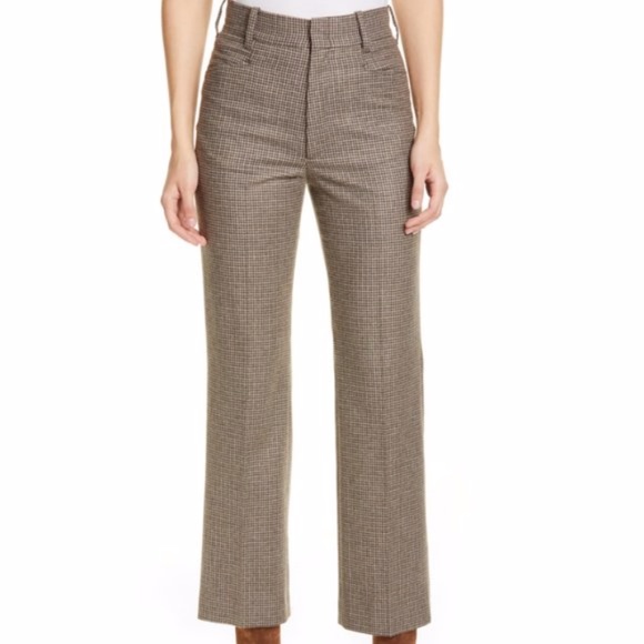 Re/Done Pants - Re/Done Wool Blend Herringbone Trouser Pants Size 29